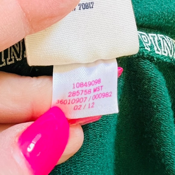 VICTORIA’S SECRET PINK VINTAGE MSU ZIP UP HOODIE - Picture 8 of 8